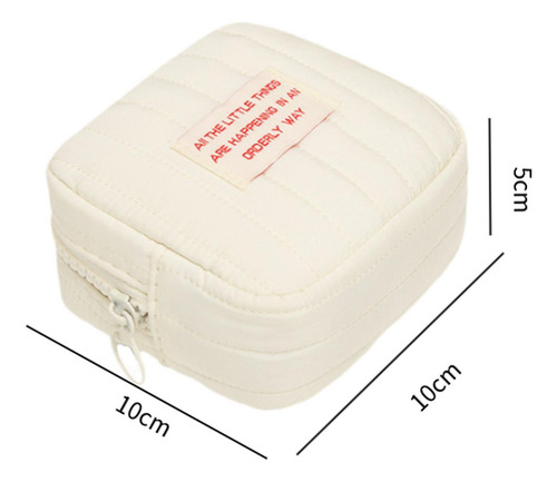 2 Bolsa De Cosméticos Pequeña, Soporte Para Almohadilla De