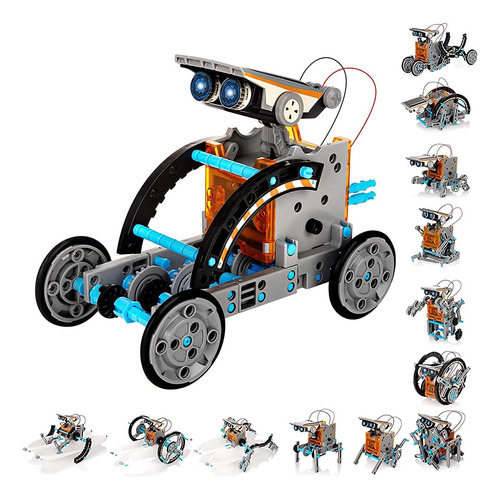 Kit De Robot Solar 13 En 1 Stem,robótica Diy,juguete Educati