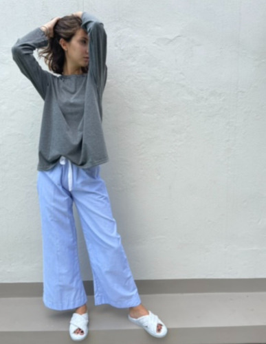 Remera Anna Jelue Pijama Invierno Dama Mujer Dormir Comoda