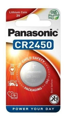 Panasonic Cr2450 1b 3v Lithium - Cart. C/1 Un