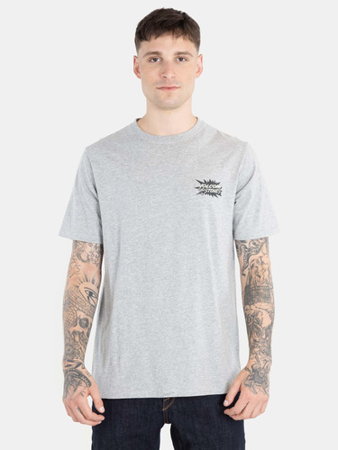 Polera Strange Relics Ss Tee Gris Hombre Volcom