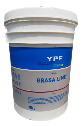 Grasa Ypf Limit 1 X 18 Kg - Litio