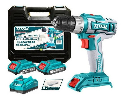 Taladro Inalambrico De Impacto Litio-ion 10mm 20v Total