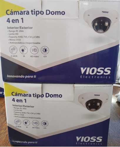 Cámara Domo Vioss Antivandálica 1.3 Megapíxeles 