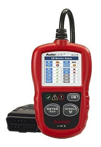 Autel Autolink Al319 Obd2 Escáner Automotriz Motor De Fallas