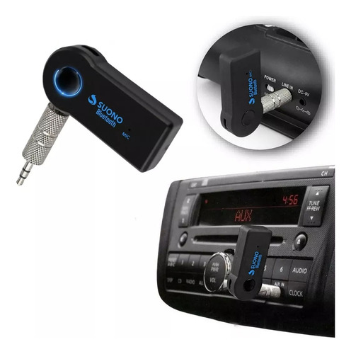 Receptor Bluetooth Usb Auto Microfono Manos Libres Estereo