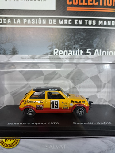 Coleccion Wrc Renault 5 Alpine 1978 Ragnotti 