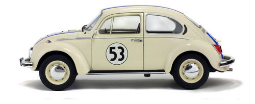 Miniatura Fusca Herbie 53 1963 Tributo Filme Se Meu Fusca Falasse 1968 1:18 Solido