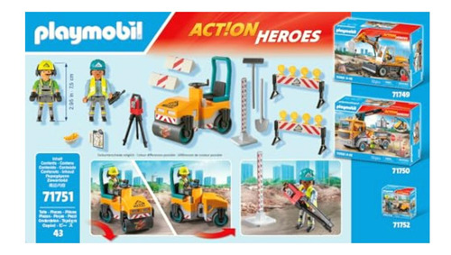 Playmobil Construcción De Carreteras