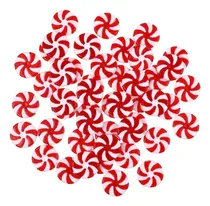 Comprar 50 Bastones De Caramelo Navideños Para Colgar En El Árbol De