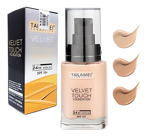 Maquillaje Tailaimei Velvet Touch Base Alta Cobertura