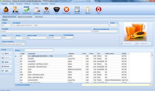 Sistema - Software Para Comedor - Concesionario De Alimentos