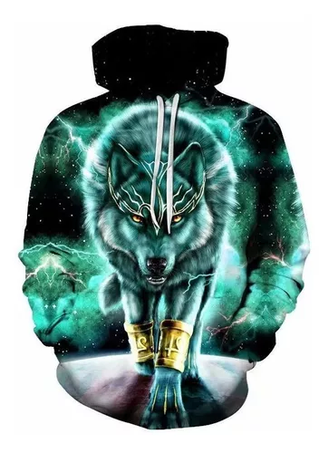 Sudadera Lobo 3d |