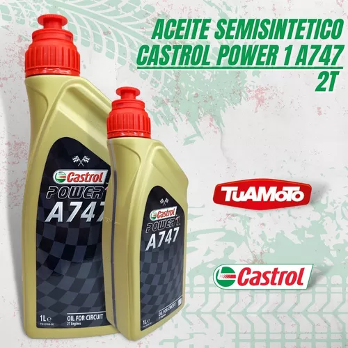 Aceite Moto Semi-sintetico Castrol Actevo 10w-40 X 1lt Tua