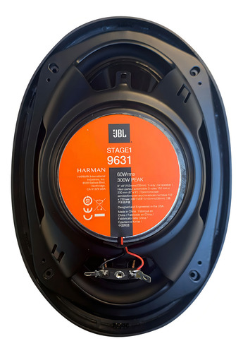 Bocinas Jbl Stage1 9631 9 2 Vías Triaxial Negro 6x9