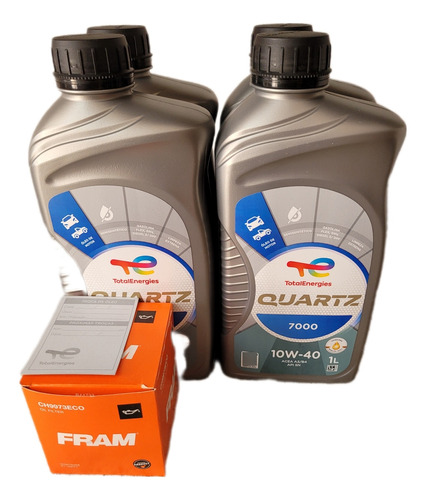 Troca De Óleo Total Quartz 10w40 Semissintético 207 1.4 8v