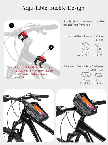 Bolsa Para Bicicletas De Hombre Salvaje, Accesorios Para Bic