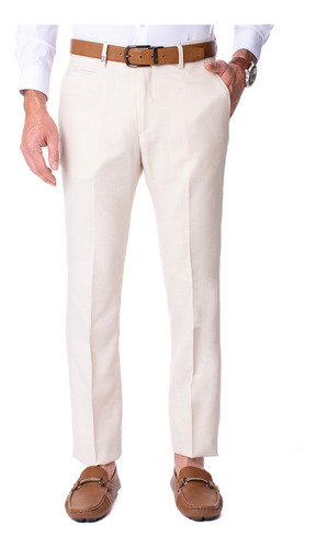 Pantalon De Lino Hombre Vermonti By Aldo Conti (r7387)