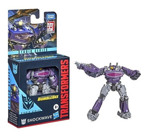 Transformers Bumblebee Shockwave Clase Nucleo 9cm