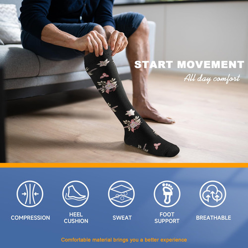 Calcetines De Compresión Bropite Para Mujeres Y Hombres De 2