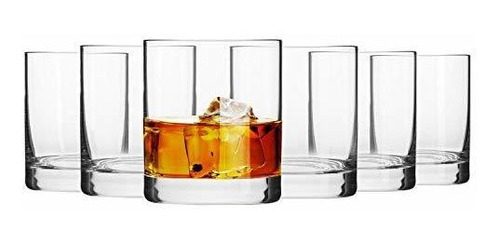 Vasos De Old Fashioneds, Vasos De Whisky Krosno | Juego De 6