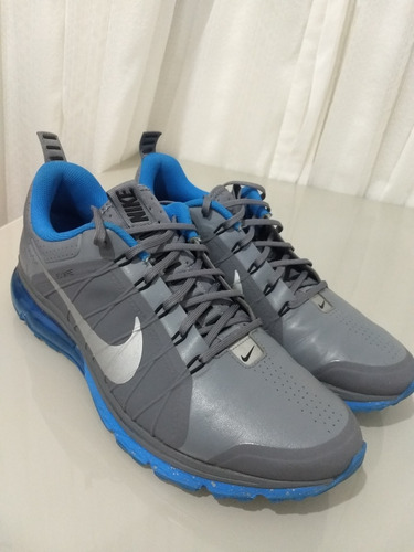 Tênis Nike Air Max Supreme 4 Cinza E Azul