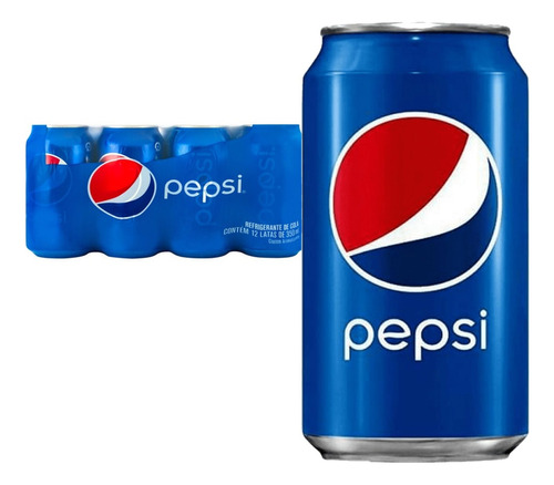 Refrigerante Pepsi Cola 350ml (12 Latas)