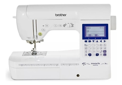 Máquina de coser recta Brother NQ470L portable blanca 220V