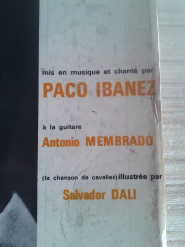 Paco Ibáñez Poemas García Lorca Góngora Moshé-naïm Vinilo Lp (Usado)