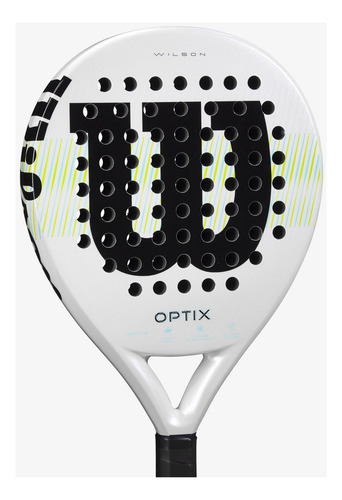 Pala De Pádel Optix V1 Wilson Color Blanco Blanco
