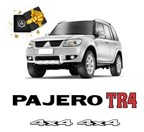 Adesivos Pajero Tr4 16v + 4x4 Mitisubishi Modelo Original