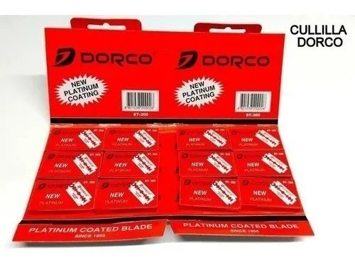 Cuchillas Afeitar Barba Dorco Original X3 Cajas Barberia