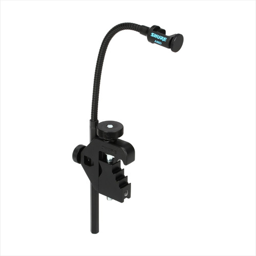 Clip Para Micrófono Shure A98d Para Batería Flexible Negro