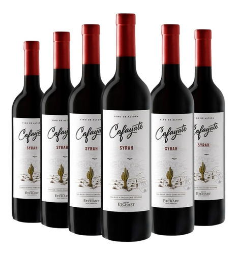 Vino Cafayate Syrah Caja X 6 X 750ml. - Bodega Etchart 