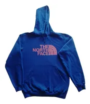 Comprar Sudadera The North Face Azul Logo Rosa