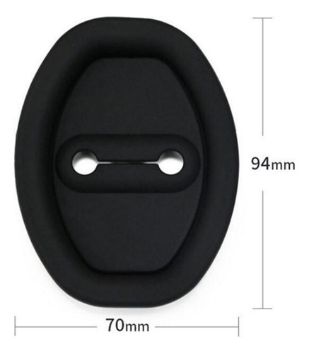 Protector De Cerradura De Puerta De Silicona Para Negro