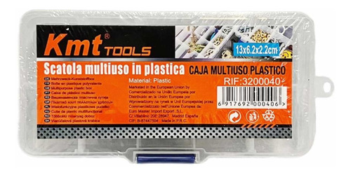 Caja Organizadora 10div 13x6.2x2cm Transp Mini Multiuso