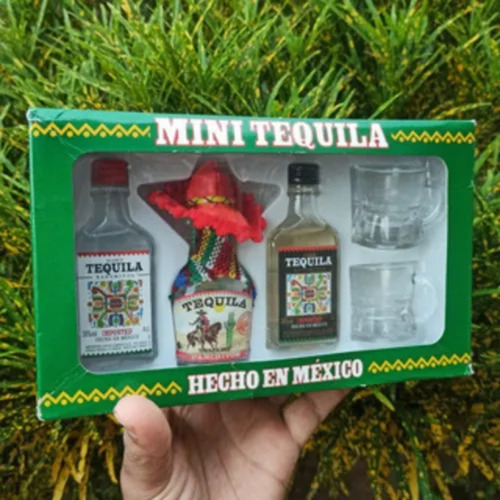 Tequila Ranchitos 2 Blanco 1 Gold 3x40ml Importado Premium