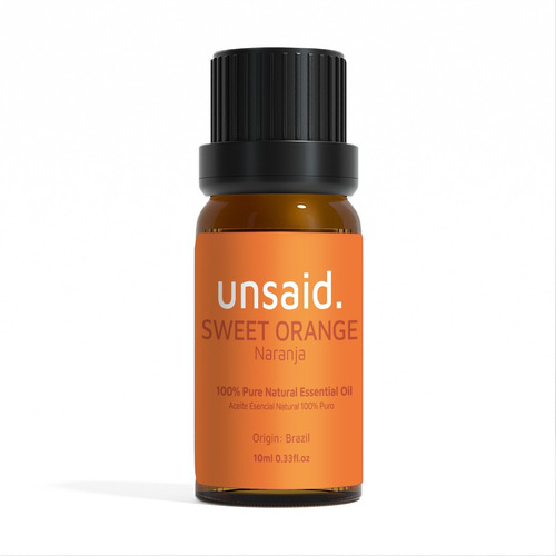 Aceite Esencial De Naranja 100% Puro Unsaid