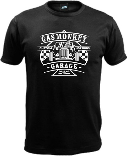 Remera Estampada Gas Monkey Garage 10 Duo Mecanico