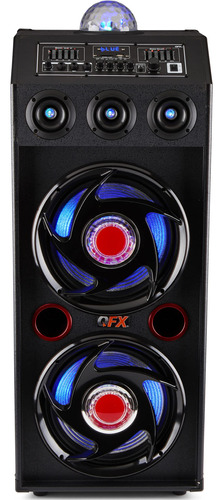 Qfx Sbx-bt Tws Altavoz Bluetooth Con Woofer Dual De 12 PuLG.