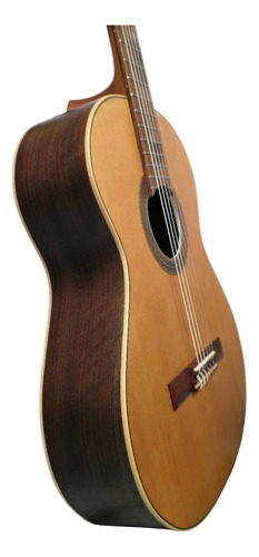 Guitarra Criolla Fonseca 50m Mate C/ Funda Color Natural Mate