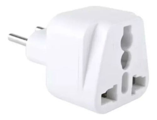 Imagen 3 de 3 de Pack 10 Adaptador Enchufe Americano Europeo A Nacional