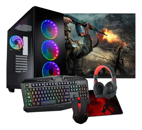 comprar Pc Gamer Core I5 16gb Ddr4 1tb Video 4gb Ddr5 + Monitor 27''