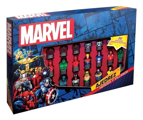 Novelty Ajedrez Marvel Edición A-1659 3d Artículo Colección