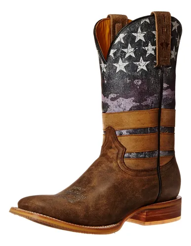 Mujer Americana Marron Azul