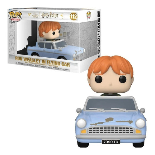 Pop! Funko Ron Weasley Com Carro Voador #112 | Harry Potter