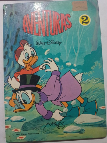 Libro Aventuras Walt Disney Maves Vintage 1980