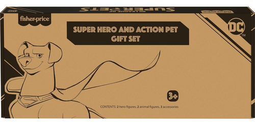Fisher-price Dc League Of Super-pets Super Hero Y Action Pet