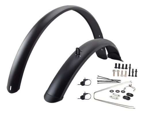 Juego De Guardabarros Para Bicicleta, Mate De 27,5 Pulgadas